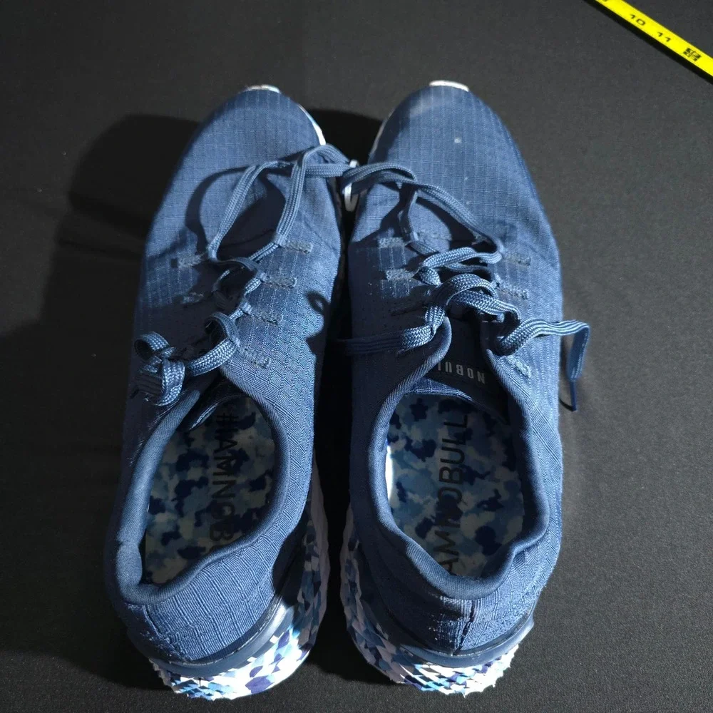 NOBULL Training Shoes Mens 14 Navy Blue Camo Sole Crossfit Gym Trainer Lifting